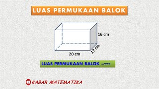 Mencari luas permukaan balok -