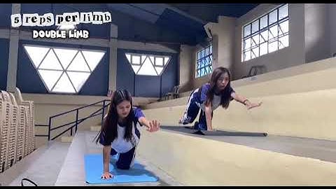 PATHFIT: NON-LOCOMOTOR EXERCISES | BIRD DOG AND PLANKING SERIES 