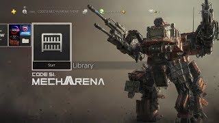 CODE51 Mecha Arena Free PS4 Theme