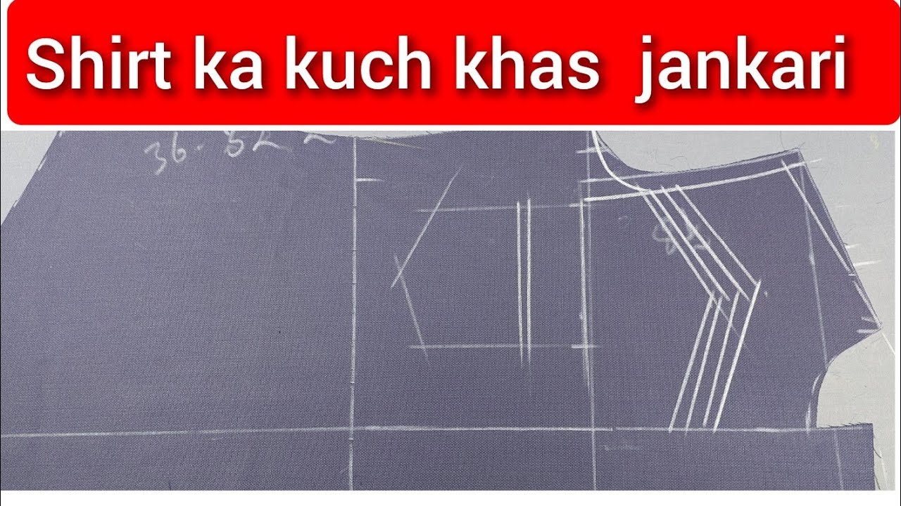 shirt cutting shirt cutting and stitching in hindi shirt ki cutting