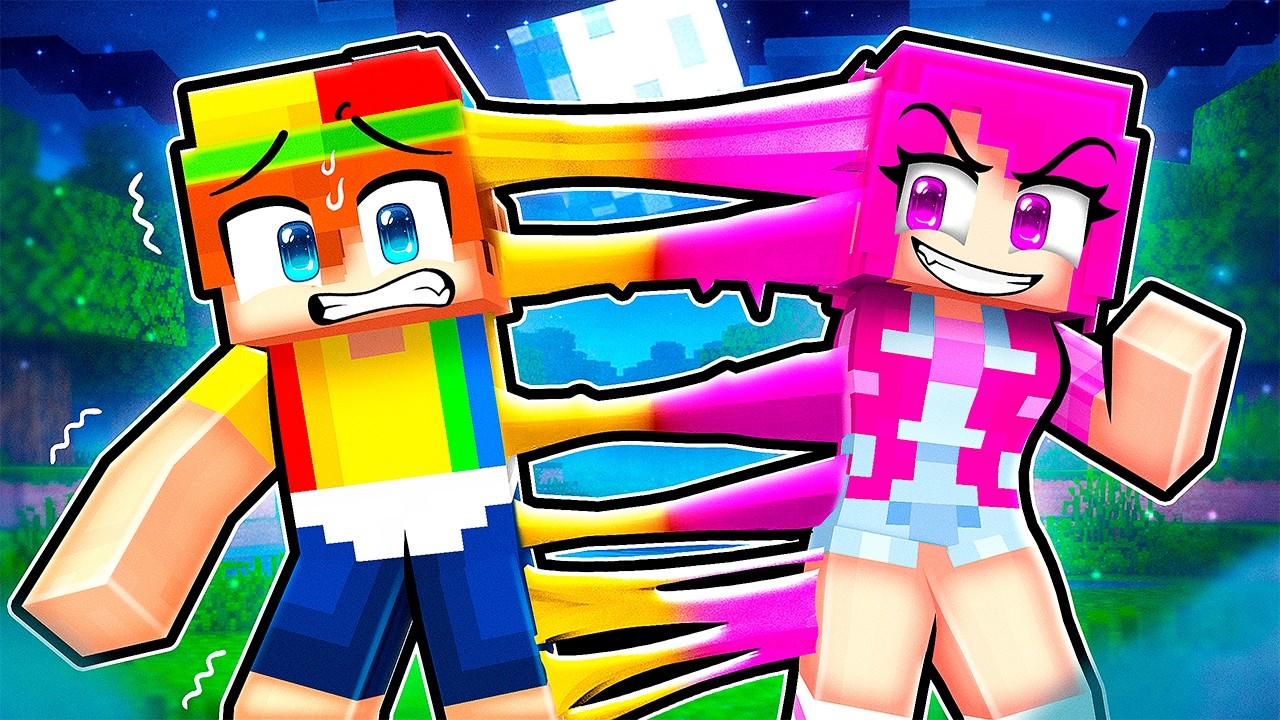 Johnny and CRAZY FAN GIRL STALKER Love Story in Minecraft!