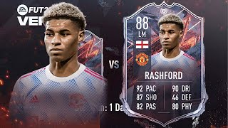 Fifa 22 Marcus Rashford 88 Versus Fire Player Review I Fifa 22 Ultimate Team