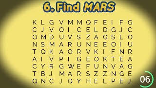 'Find the Word' Challenge. Find the Hidden Words out of Jumbled Letters