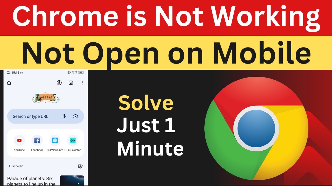Fix Chrome is Not Working & Opening on Android - YouTube