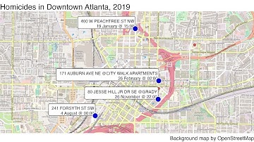 Code walk-through: your first crime map in R