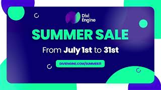 Divi Engine 2021 SUMMER SALE Divi Engine 2021 SUMMER SALE