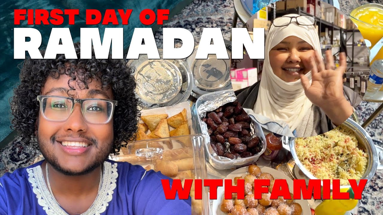 First day of RAMADAN | Food shopping with my mum... & IFTAR WITH the Family