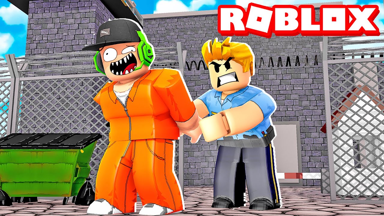 My friend ARRESTED ME playing JAILBREAK in Roblox!!