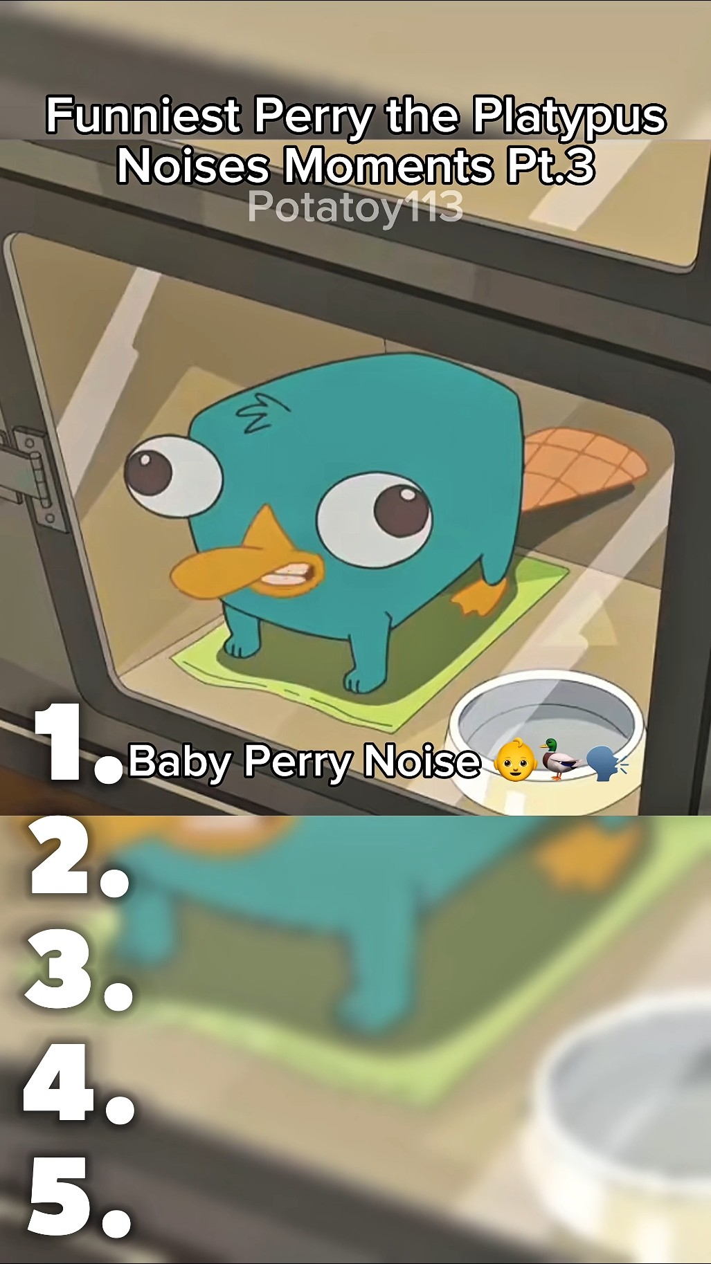 Funniest Perry the Platypus Noises Moments Pt.3 🦆🗣🕵‍♂️🤣(no.3