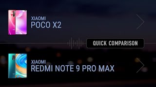 Xiaomi Poco X2 vs Xiaomi Redmi Note 9 Pro Max // Comparison
