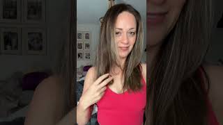 Straight hair is BACK baby!! #langehair #flatiron langehair