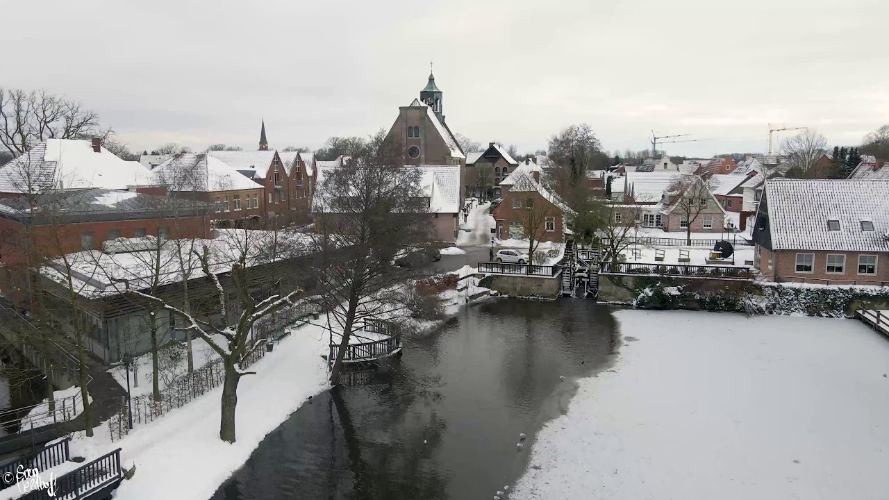 Neuenhaus im Schnee 2021 | Drohnenvideo | 4K