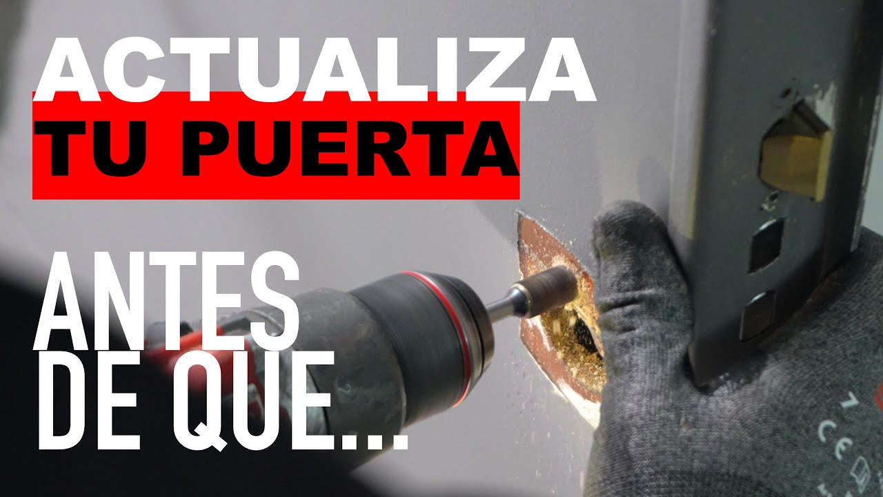 Doble adaptación de GORJAS a perfil EUROPEO con escudos de seguridad - Cerrajería Revilla