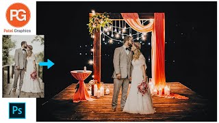 How to Edit Pre-Wedding Photos in Photoshop || Cinematic Couple Photo Editing in Photoshop screenshot 2