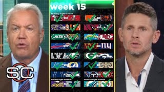 ESPN makes final predictions for NFL Week 15: Packers vs Broncos, Lions vs Rams, Patriots vs Bills