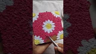 Diy flower texture art with paper #beautiful cardboard paper art#shorts