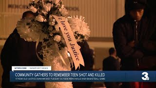 Community gathers to remember Justice Dunham