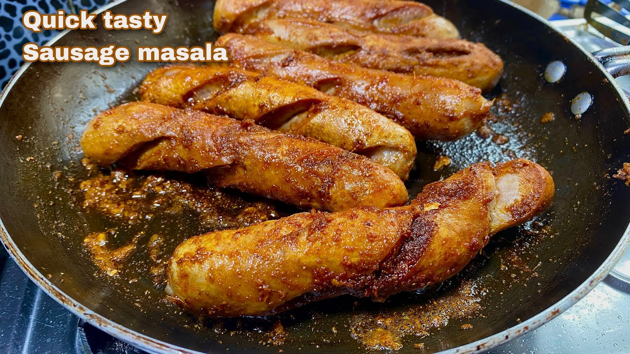 sausage masala recipe || how to make sausage