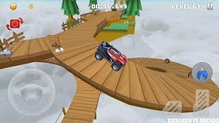 Mountain Climb 2: Stunt Stage 59-65 Completed | Red Jeep 4x4 Driving Simulator - Android GamePlay 3D screenshot 4