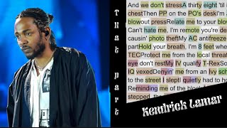 Kendrick Lamar on THat part(Black Hippie Remix)