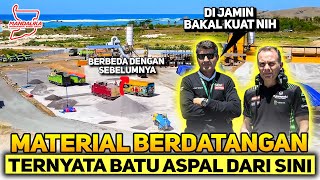 🔴BATU KUALITAS NOMOR WAHID DIDATANGKAN😱PENGASPALAN ULANG SIRKUIT MANDALIKA PAKAI MATERIAL INI🔥