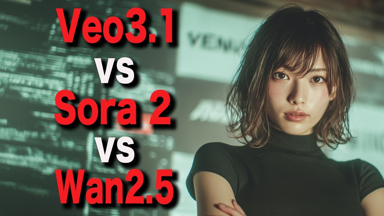Comprehensive Comparison] Veo 3.1 vs Sora 2 vs WAN 2.5 | Which is