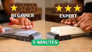 Sharpen a knife in 5 minutes, no matter the skill level
