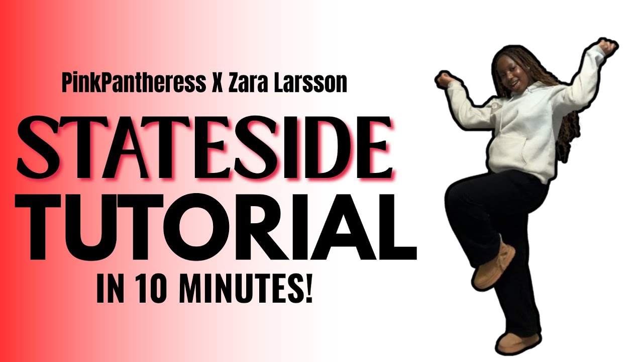 PinkPantheress & Zara Larsson - 'Stateside' STEP BY STEP DANCE TUTORIAL (dc: @brandt.ski) | ValMaKo