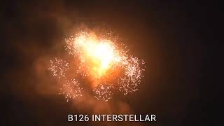 Interstellar Straight Firing Fireworks Cake - Fireworks Den