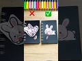Sticker Deco ✂️ Munching Carrot Bunny 🐰🥕 Messy vs. Perfect #PerfectCut #diy