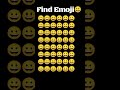 Find The Odd Emoji Challenge Part:41 #emoji #funpuzzle #shorts #emojichallenge #mindgames