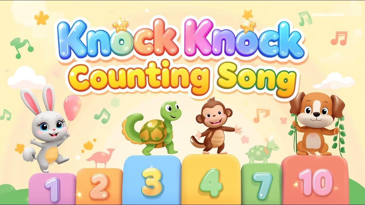 Number rhyme | English rhyme | action rhymes | action rhyme | 2025 | 2025 trending rhyme | rhyme🚪🔢