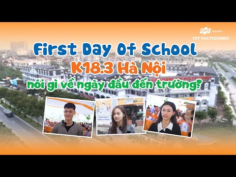 Video Tân sinh viên K18.3 Hà Nội nói gì về ngày đầu đến... - YouTube