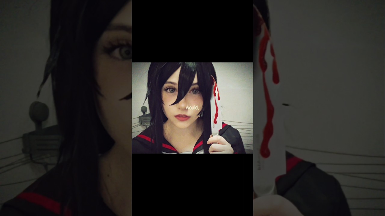 Why would I hate you? | Ryoba Aishi #cosplay #shorts #yanderesimulator