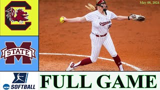 South Carolina vs Mississippi State softball FULL GAME|May 08,2024| College Softball |SEC Tournament