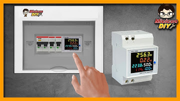 ติดตั้ง Digital Meter D52-2066 ในตู้คอนซูมเมอร์ | Multi-Function Digital Meter D52-2066