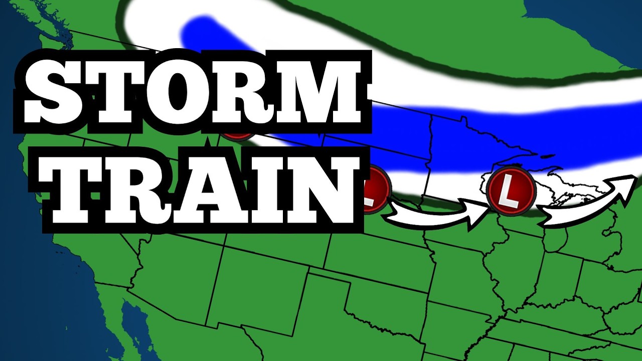 Multiple Chances of Snow and Rain Through the Week - YouTube