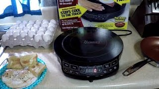 NuWave 2 Cool Induction Cooktop Review Fried Eggs