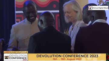 PRESIDENT RUTO OFFICIALLY OPENS DEVOLUTION CONFERENCE 2023 IN ELDORET!!