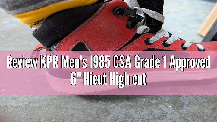 Review KPR Men's I985 CSA Grade 1 Approved 6" Hicut High cut Athletic Composite Toe plate 100% nonme
