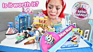 TRYING to put MINI BRANDS in MINI MART