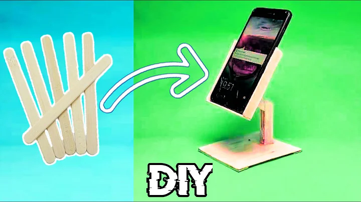 DIY POPSICLE STICK MOBILE HOLDER 📱|Popsicle stick craft | Phone stand