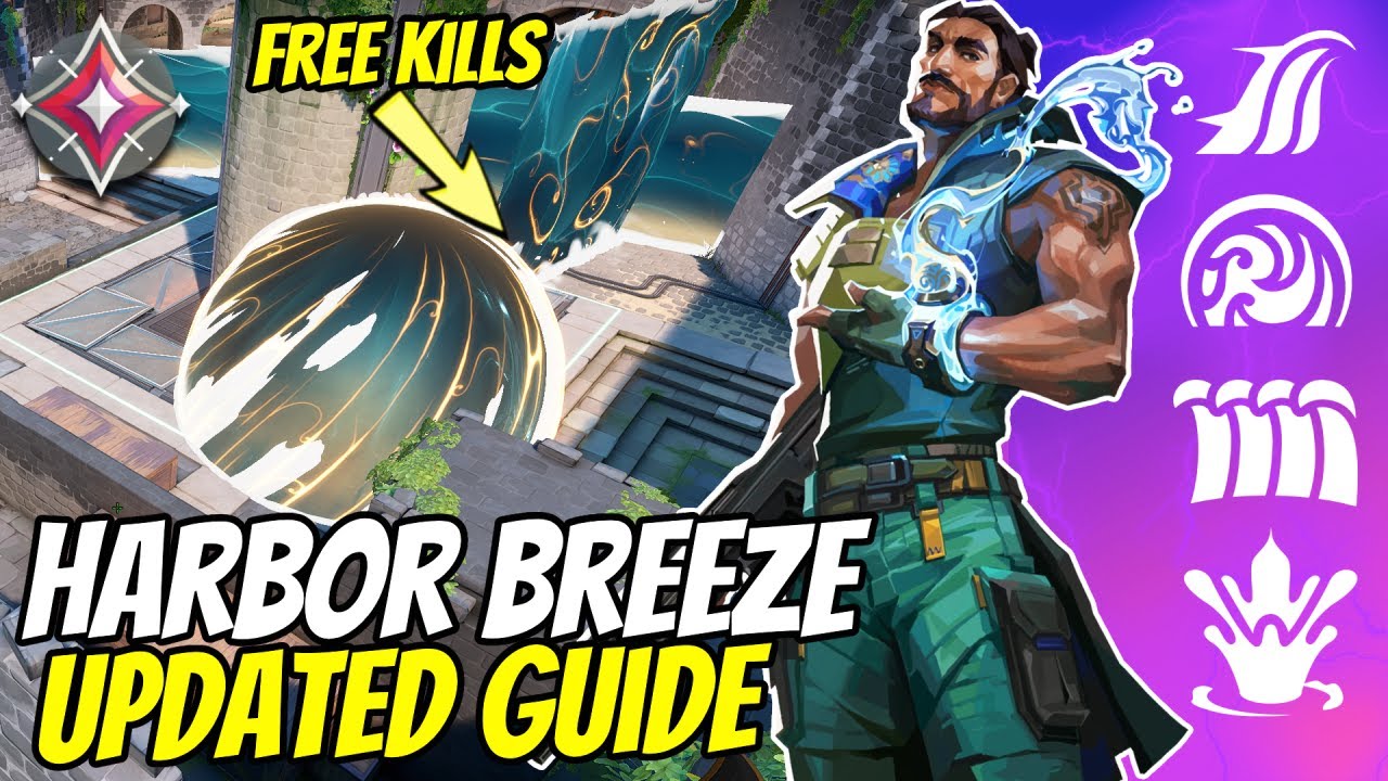 A screenshot of the Breeze map in Valorant