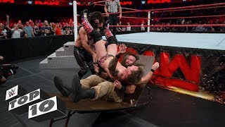 Double Knockouts By A Single Move Wwe Top 10, Dec. 2, 2017