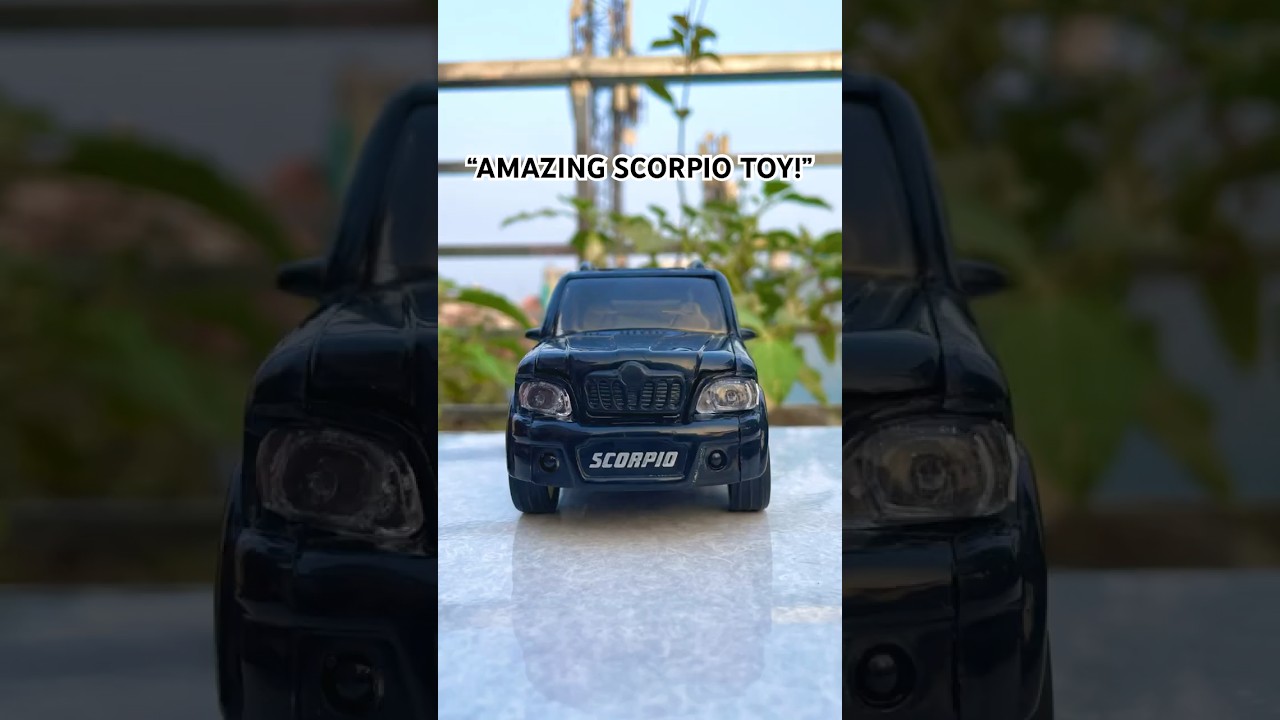 "Amazing Mahindra Scorpio Toy Car Pull Back Fun Unboxing"