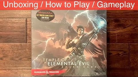 Starting Campaign! Temple of Elemental Evil Board Game (2015) Unboxing + How to Play + Gameplay
