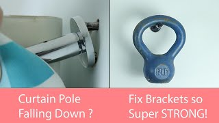 How to Stop Curtain Pole from Falling Down  Easy Steps Guide
