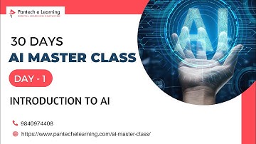 30 Days Free AI Master Class | Day1 | Artificial Intelligence