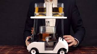 Limited Edition Golf Whiskey Decanter and Glasses Set