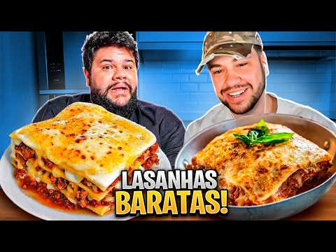 EXPERIMENTANDO AS LASANHAS MAIS BARATAS DO APP! - React Thiago Quatroque
